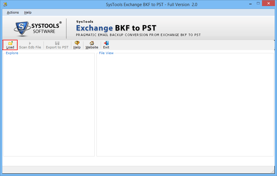 exchange bkf to pst software