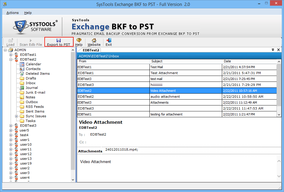 exchange bkf to pst converter
