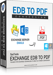 Exchange EDB to PDF